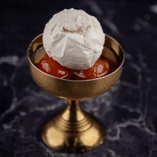 Gulab Jamun with Ice Cream