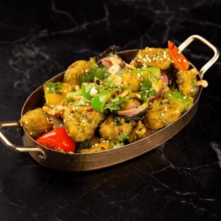 Chilli Soya Chaaps Fry