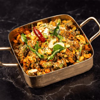 Bendakaya Vepudu with Peanut & Cashew Nut (Dry)